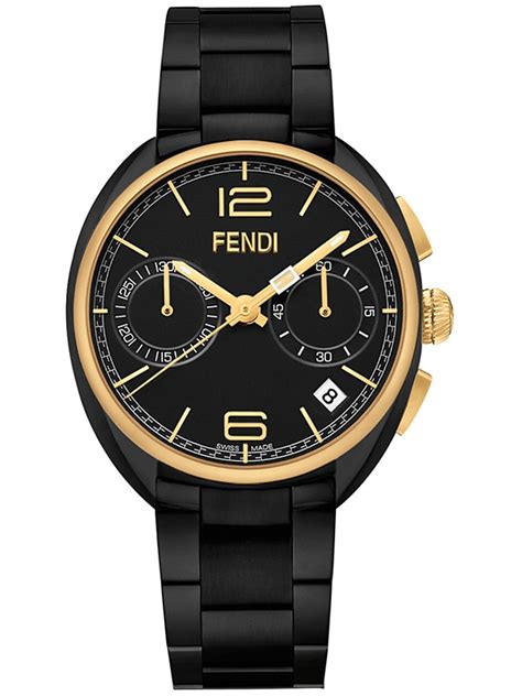 Watch Fendi Black in Steel 